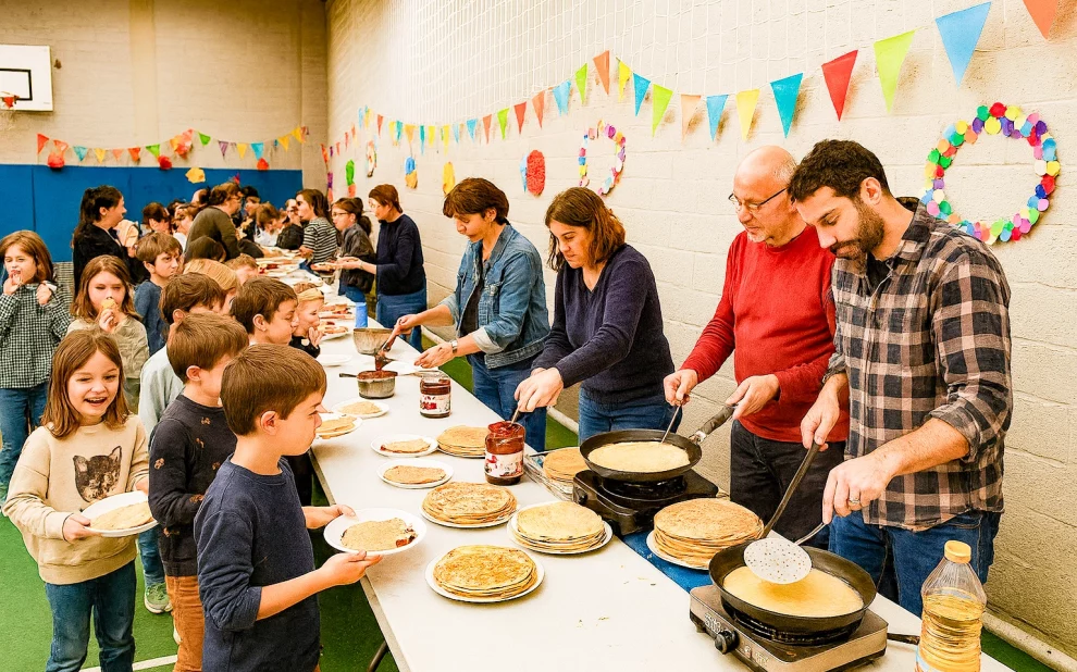 CHANDELEUR A L ECOLE NOTRE DAME LES LILAS