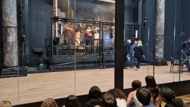 La Ronde de nuit de Rembrandt au Rijksmuseum d'Amsterdam