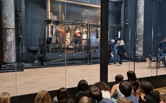 La Ronde de nuit de Rembrandt au Rijksmuseum d'Amsterdam