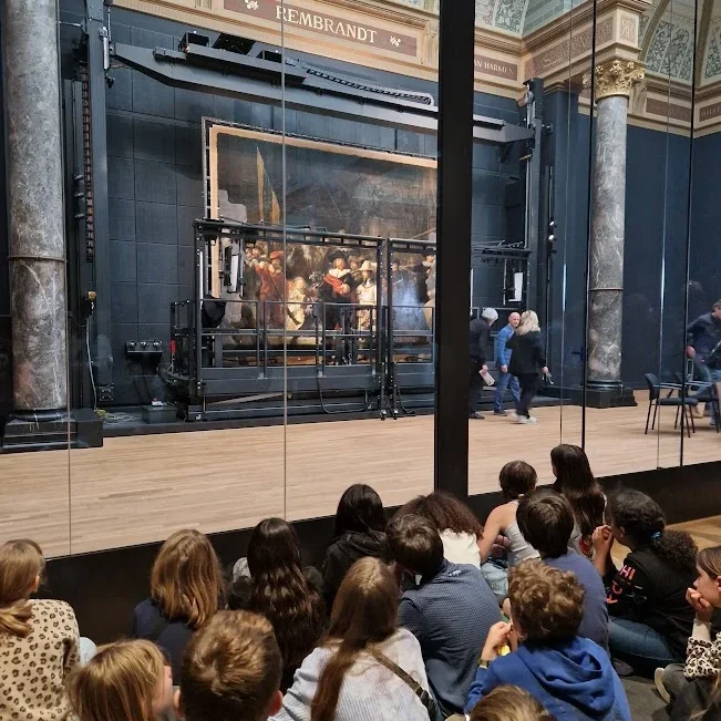 La Ronde de nuit de Rembrandt au Rijksmuseum d’Amsterdam La Ronde de nuit de Rembrandt au Rijksmuseum d'Amsterdam